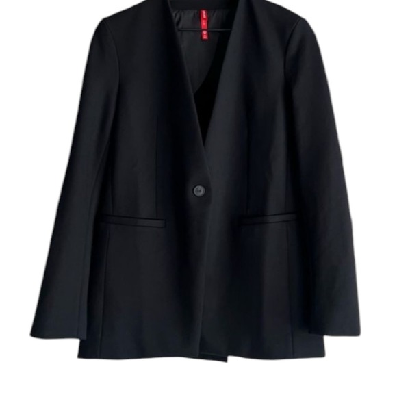 Spanx Perfect Collarless Blazer Classic‎ Business Casual Office Women's M Loose